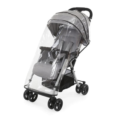 CHICCO Poussette compacte Ohlala 3 -  Des la naissance - Jusqu'a 15kg - Dossier inclinable - Arceau de sécurité - Grey mist
