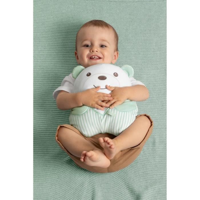 Peluche tendre Ourson - CHICCO - Vert - Des la naissance
