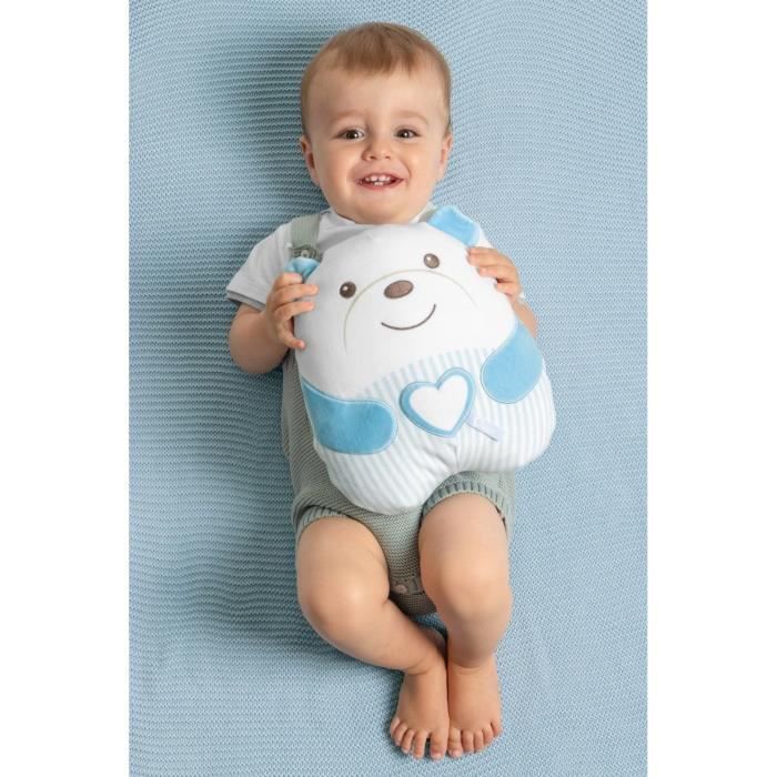 Peluche tendre Ourson - CHICCO - Bleu - Des la naissance