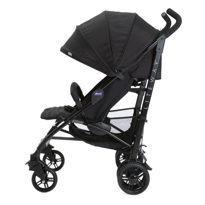 Poussette Liteway 4 Jet Black - CHICCO - Poussette citadine - Mixte - Jusqu'a 22 kg - BÈbÈ