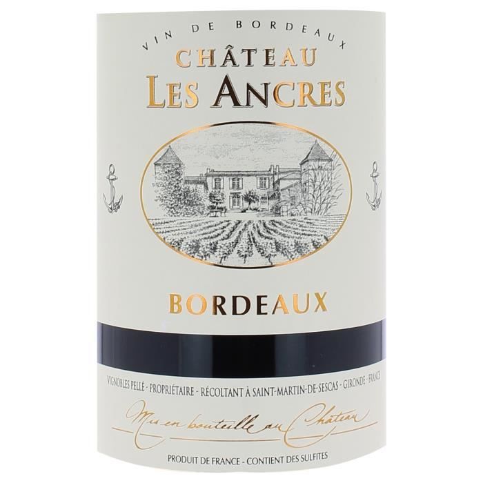 Châteaux Les Ancres 2020 Bordeaux - Vin rouge de Bordeaux