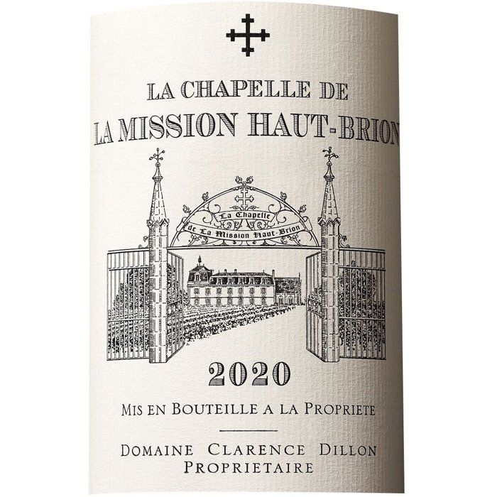 La Chapelle de Mission Haut-Brion 2020 Pessac-Léognan - Vin rouge de Bordeaux