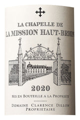 La Chapelle de Mission Haut-Brion 2020 Pessac-Léognan - Vin rouge de Bordeaux