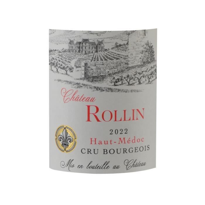 Château Rollin 2022 Haut-Médoc Cru Bourgeois - Vin rouge du Sud Ouest