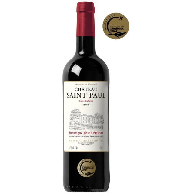 Château Saint Paul Cuvée Tradition 2022 Montagne Saint-Emilion - Vin rouge de Bordeaux