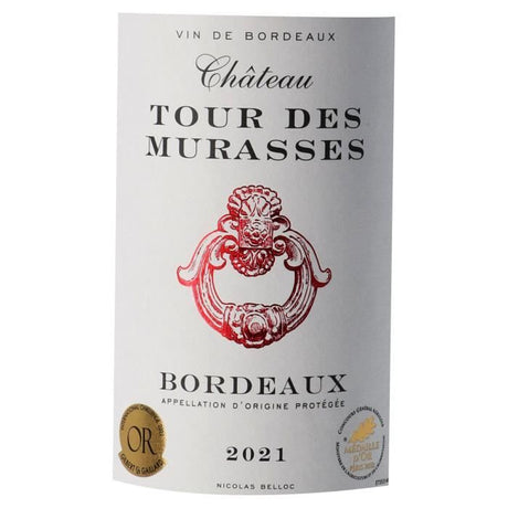 Château Tour des Murasses 2021 Bordeaux - Vin rouge de Bordeaux