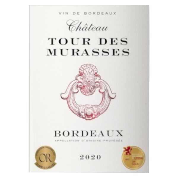 Ch‚teau Tour des Murasses 2021 Bordeaux - Vin rouge de Bordeaux