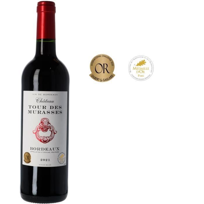 Château Tour des Murasses 2021 Bordeaux - Vin rouge de Bordeaux