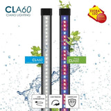 Aquarium - CIANO - 60 L - Filtre - LED - Chauffage - FOAM 30PPI - CF80 - Noir