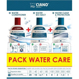 Traitement aquarium - CIANO - Pack Water Care 3 x 100 ml - Eau cristalline, santé poissons, entretien rapide
