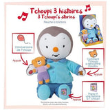 Peluche T'CHOUPI Raconte moi une histoire - JEMINI - ± 30 cm - Bleu - Enfant - Mixte