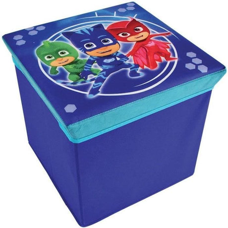 Tabouret de rangement pour enfant - FUN HOUSE - PYJAMASQUES - 30 x 30 x 30 cm