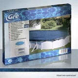 GRE - B‚che d'hivernage  pour piscine tubulaire hors-sol ronde GRE - ÿ4m a ÿ4,60m - 120g/m≤ - noir