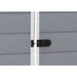 Abri de jardin 4,4 m² avec plancher KETER en résine Premium 86 Gris