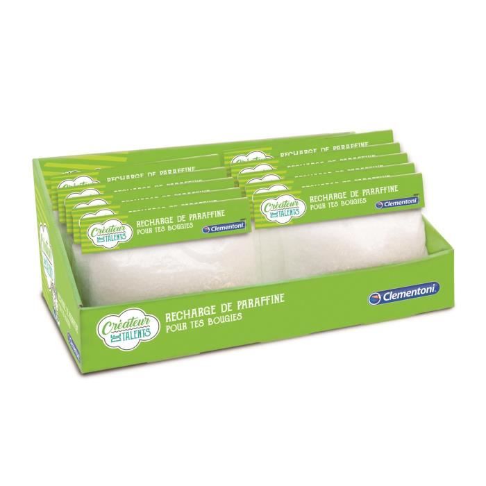 Recharge paraffine pour bougies - Clementoni - Fille - A partir de 6 ans