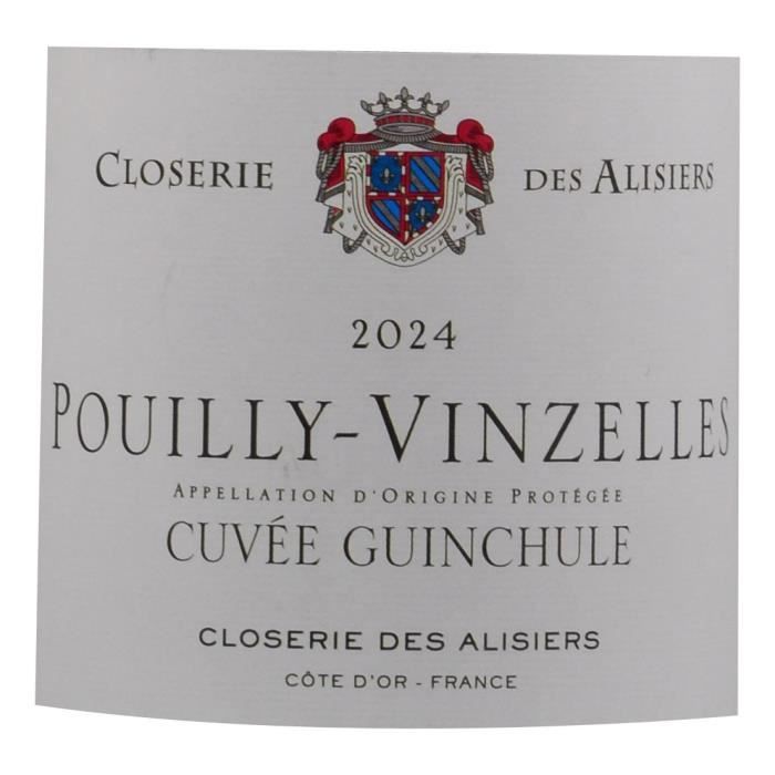 Closerie des Alisiers Cuvée Guinchule 2024 Pouilly-Vinzelles - Vin blanc de Bourgogne