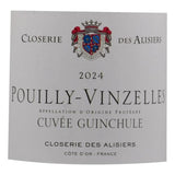 Closerie des Alisiers Cuvée Guinchule 2024 Pouilly-Vinzelles - Vin blanc de Bourgogne