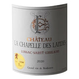 Château La Chapelle Des Landes 2020 Lussac-Saint-Emilion - Vin rouge de Bordeaux