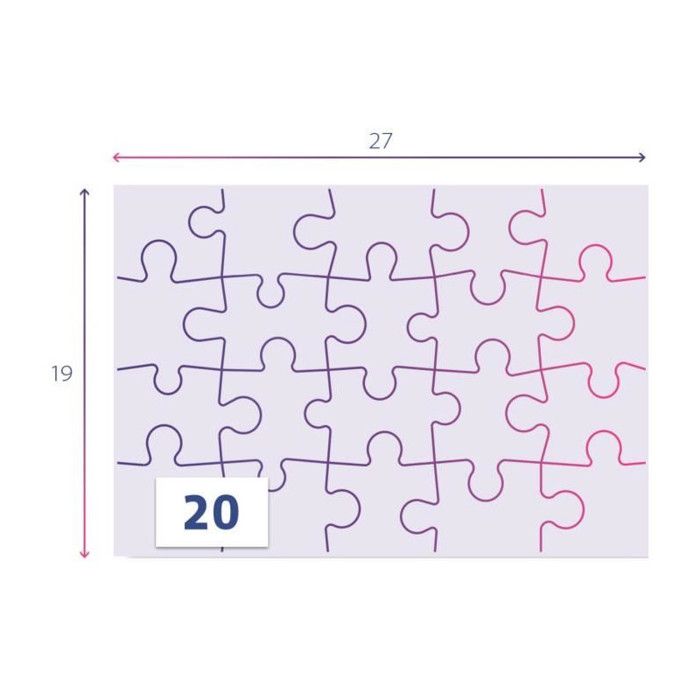 Puzzle 2 x 20 pieces :  Pat' Patrouille (Paw Patrol)