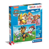 Puzzle 2 x 20 pieces :  Pat' Patrouille (Paw Patrol)