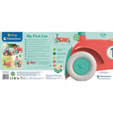 Porteur Baby Clementoni - Ma premiere voiture - 100% recyclé - Roues directrices et klaxon