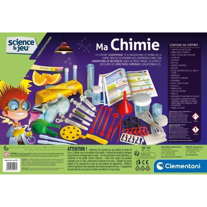 Ma chimie - Clementoni - Science & Jeu - Jeux Scientifiques