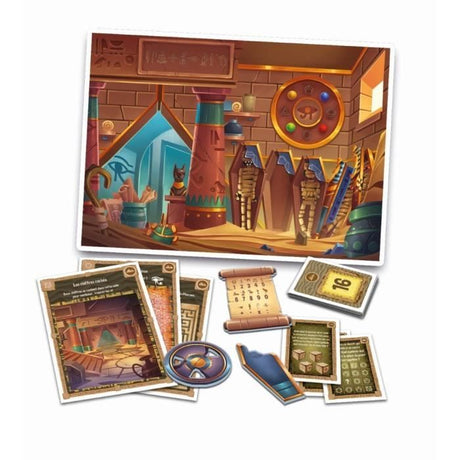Clementoni - Escape Game - 3 pičces : Pharaon, Espace, Château - 1 ŕ 8 joueurs