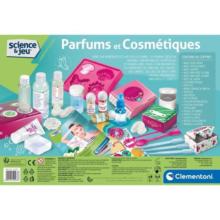 Clementoni - Science & Jeu - Création Parfums & cosmétiques - Fabriqué en Italie