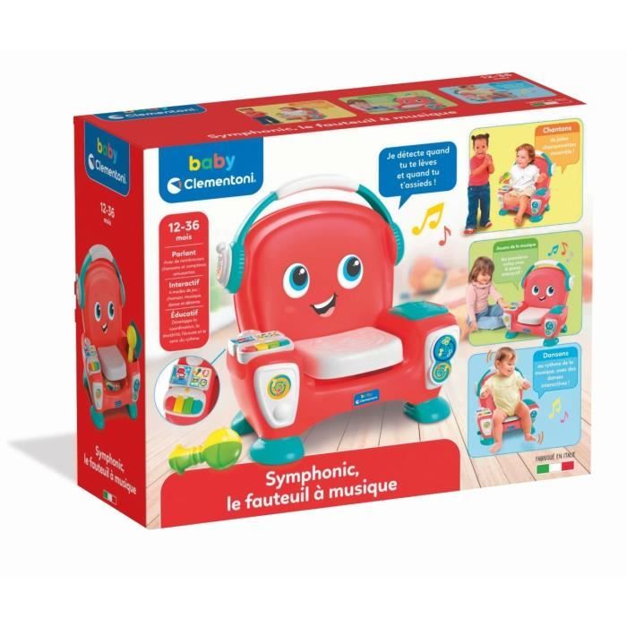 Fauteuil interactif pour enfants - Clementoni Symphonic - 4 modes de jeu