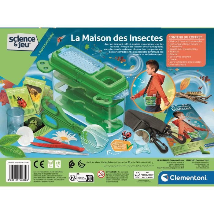 La maison des insectes - Clementoni - Science & Jeu - Jeux Scientifiques