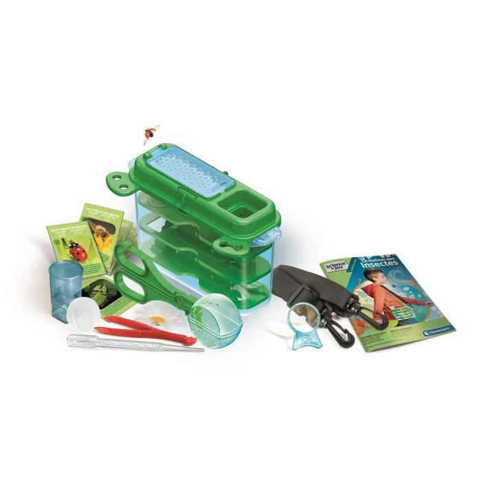 CLEMENTONI - La maison des insectes - Accessoires d'observation - Transportable - Des 7 ans