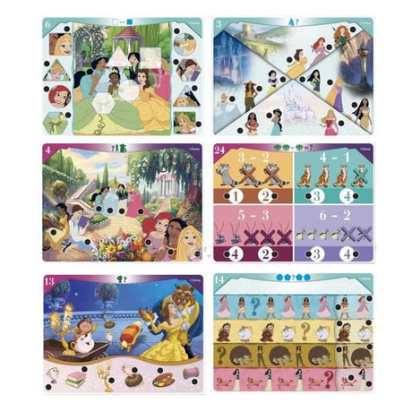 Clementoni - Quizzy - Disney Princesses - Jeu avec stylo intéractif - Sonore et lumineux - Des 3ans