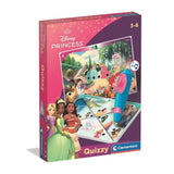 Clementoni - Quizzy - Disney Princesses - Jeu avec stylo intéractif - Sonore et lumineux - Des 3ans