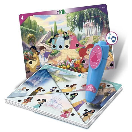 Clementoni - Quizzy - Disney Princesses - Jeu avec stylo intéractif - Sonore et lumineux - Des 3ans