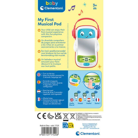 CLEMENTONI - Musical Pod - Mon premier téléphone parlant et musical