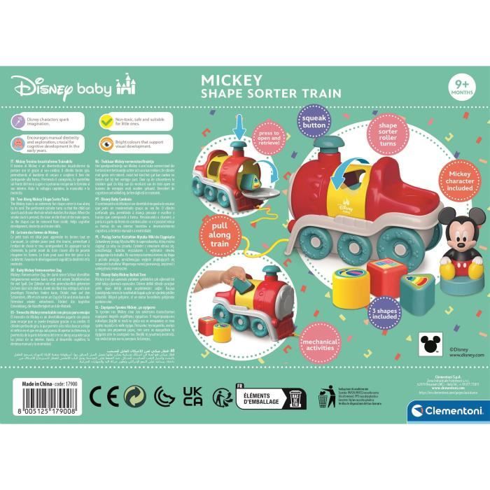 CLEMENTONI - Le train des formes de Mickey