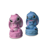 Clementoni - Bus Stitch Clemmy - 6 cubes souples a empiler - 2 figurines - Éveil sensoriel et motricité fine - Pour bébé des 6 mois