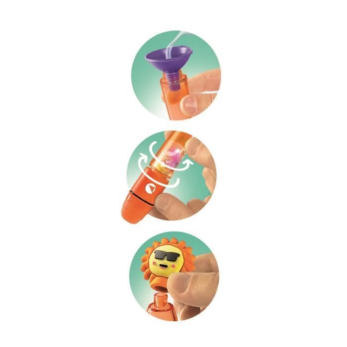 CLEMENTONI - Crée tes fluos - Mini atelier des Fluos - Crazy Summer - 2 Fluos