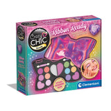 CLEMENTONI - Trousse Noeud-Papillon - Palette de maquillage pour enfant - Fards paupieres, brillants levres, éponge, pinceaux - 6 ans