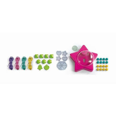 Clementoni Crazy Chic  - Coffret création de bracelets de l'amitié - Perles et fils - Des 7ans