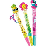 Clementoni - Créer tes stylos - Mini atelier des Stylos - Theme tropical - 3 a créer - Des 6ans