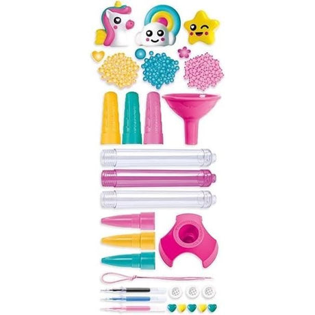 Clementoni - Créer tes stylos - Mini atelier des Stylos - Theme Fantaisie - 3 a créer - Des 6ans