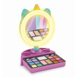 CLEMENTONI - Miroir de maquillage licorne - Anneau lumineux - Maquillage et accesoires cheveux et ongles - Des 7ans