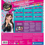 CLEMENTONI - Miroir de maquillage licorne - Anneau lumineux - Maquillage et accesoires cheveux et ongles - Des 7ans