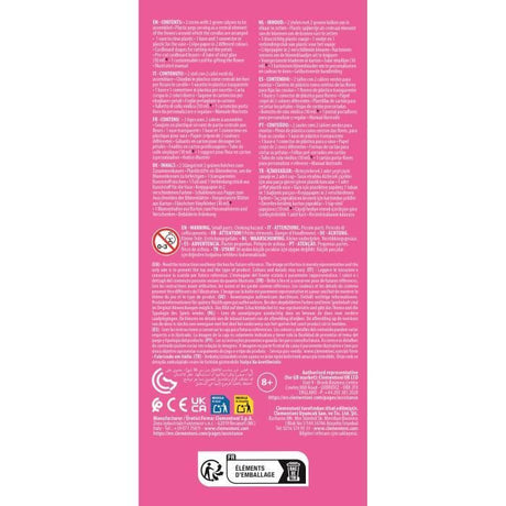 CLEMENTONI - Crée tes fleurs - Rose