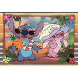 Puzzle 2x60 pieces Stitch, Pour enfants a partir de 3 ans, Theme dessins animés, CLEMENTONI