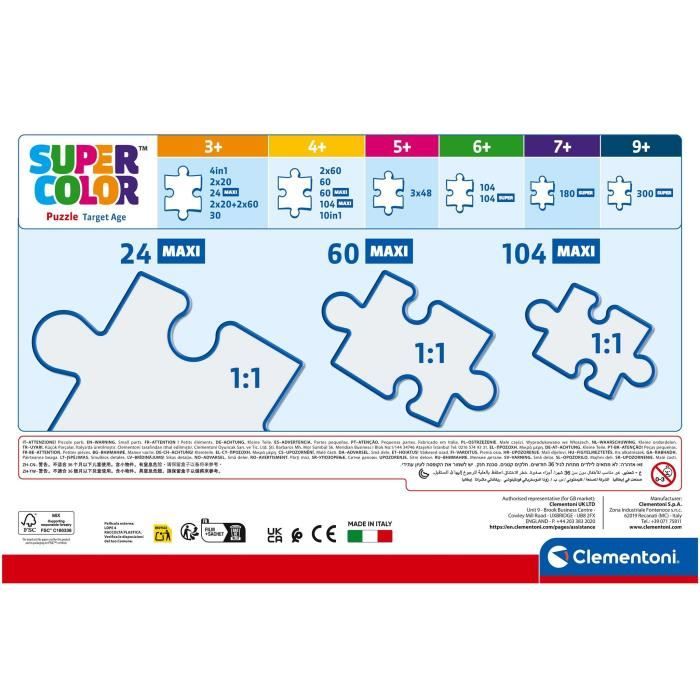 CLEMENTONI - 24 pieces Maxi - Iron Man and his awesome friends