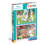 CLEMENTONI - 2x60 pieces - Disney Classic