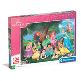 CLEMENTONI - 104 pieces Super - Disney Princess