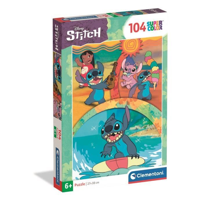 CLEMENTONI - 104 pieces - Stitch